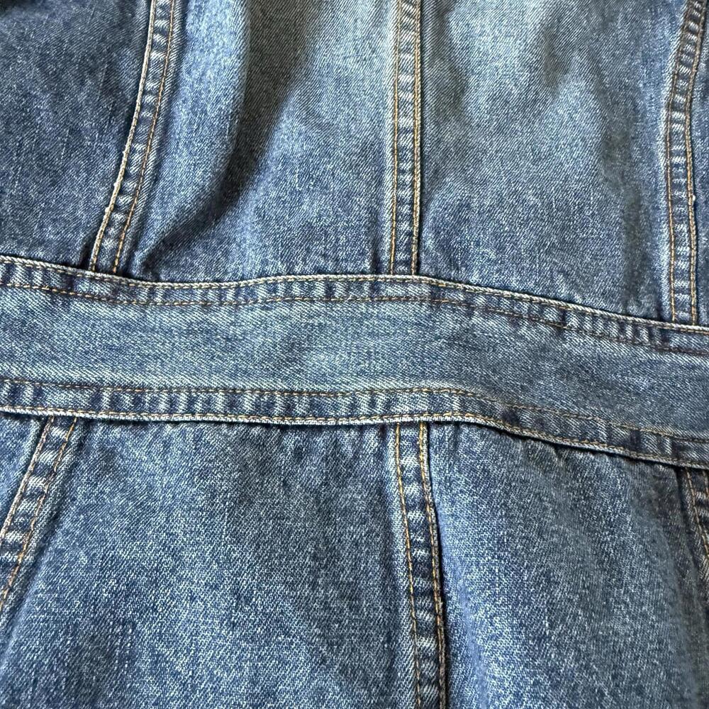 Periscope Denim Jacket Skirted Bottom Size M - Picture 7 of 7